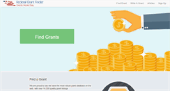 Desktop Screenshot of federalgrantfinder.com